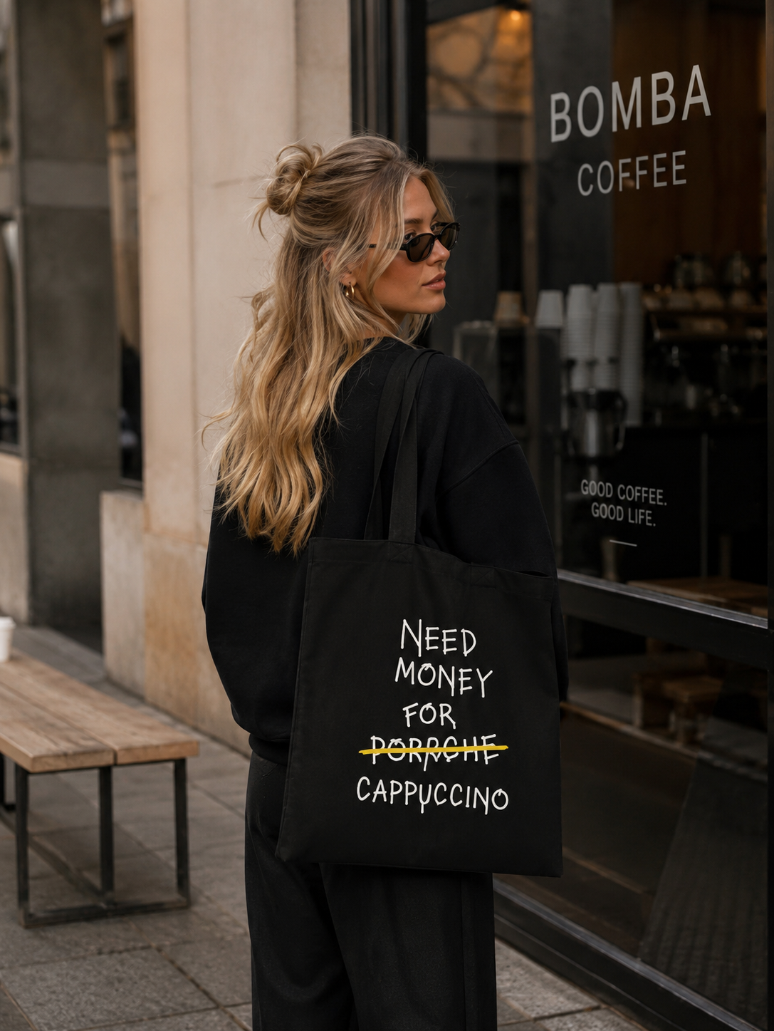 NEED MONEY FOR CAPPUCCINO Tote